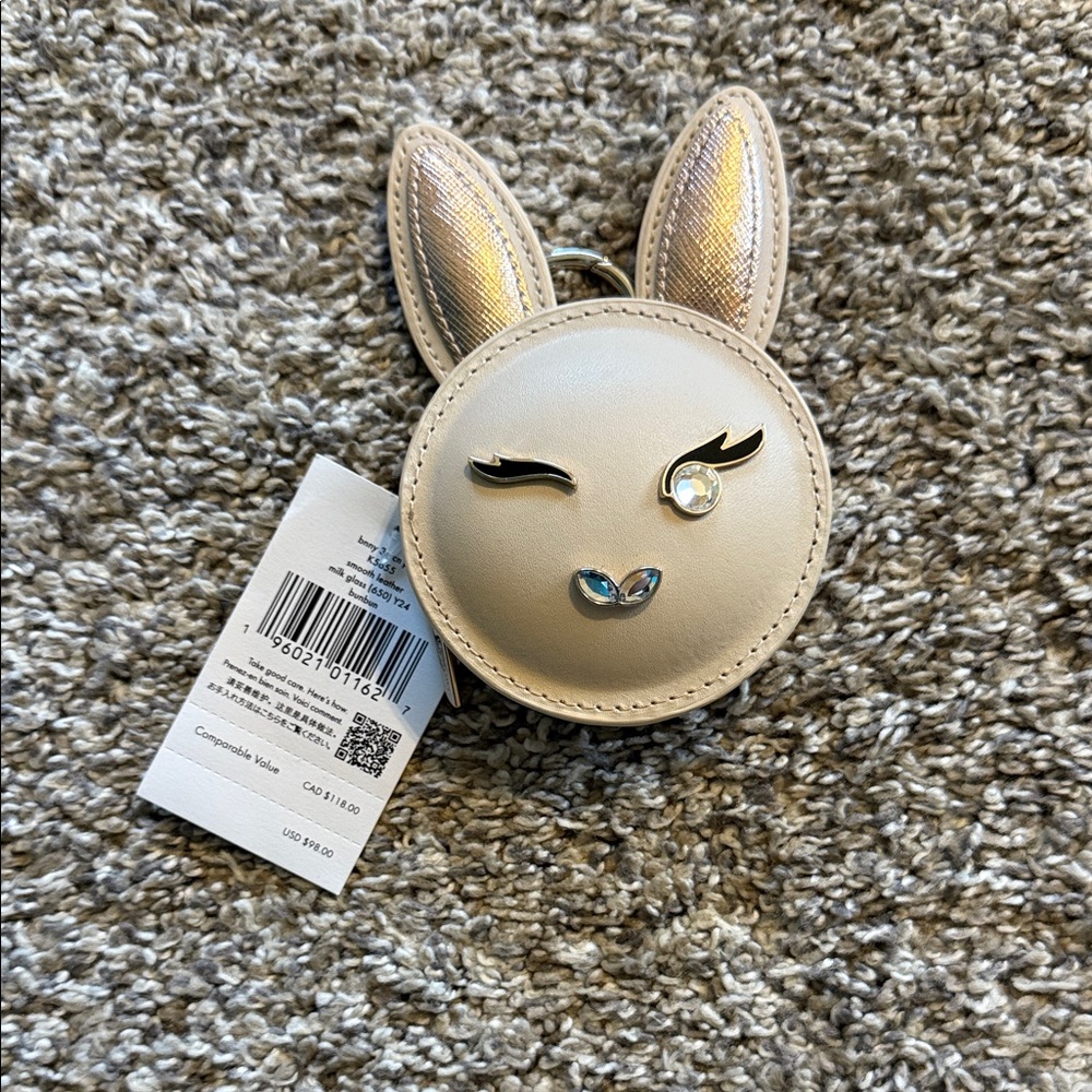 Kate Spade Cream Bunny Coin Purse